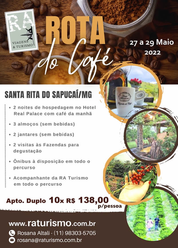 Flyer Rota do Café Maio 2022