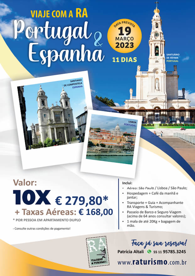 Flyer Portugal e Espanha Março 2023